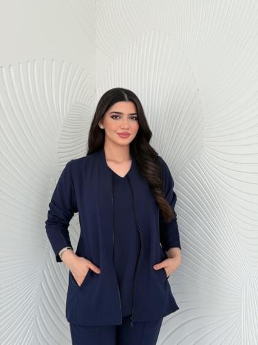 جاكت لون Navy Blue - موديل رقم ٢