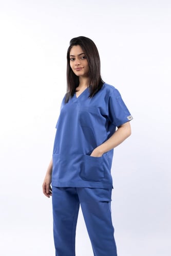 سكراب سماوي غامق - نسائي