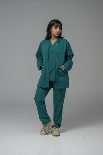 جكت طبي لون اخضر غامق