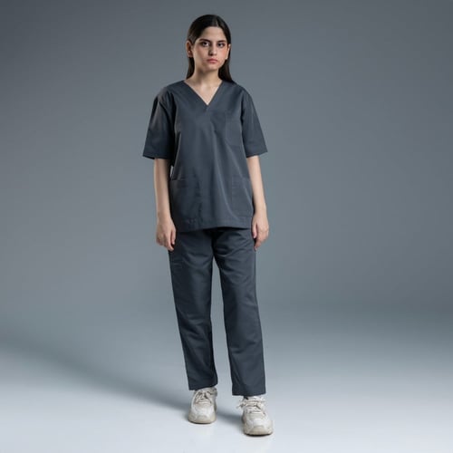 سكراب رمادي غامق طبي - نسائي