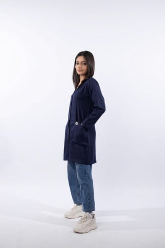 بالطو طبي نسائي كحلي | لابكوت موديل رقم 1