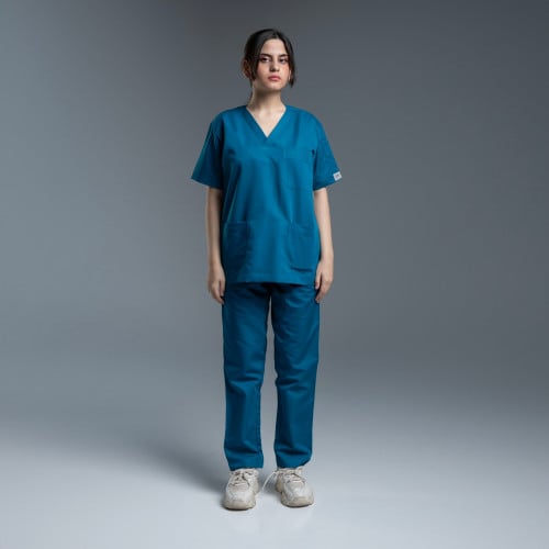 سكراب طبي تركواز غامق