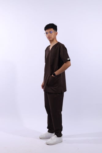 سكراب طبي لون بني - رجالي