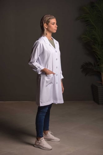 بالطو طبي نسائي ابيض | لابكوت موديل رقم 2