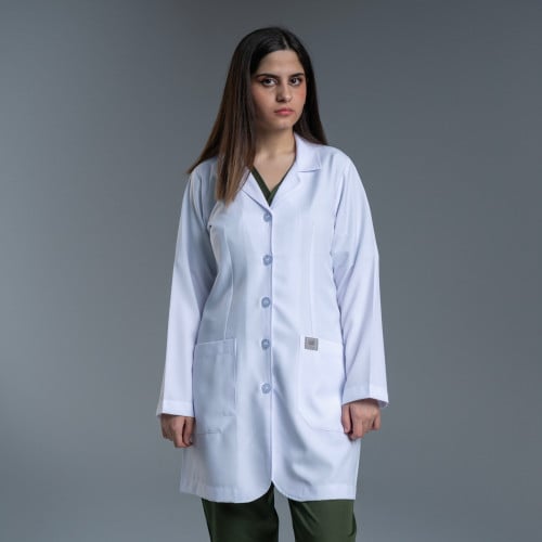 بالطو طبي نسائي ابيض | لابكوت موديل رقم 4