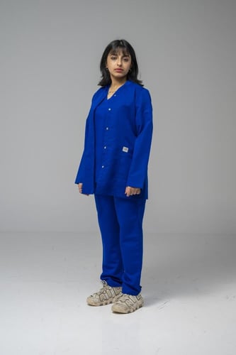 جكت طبي لون ازرق