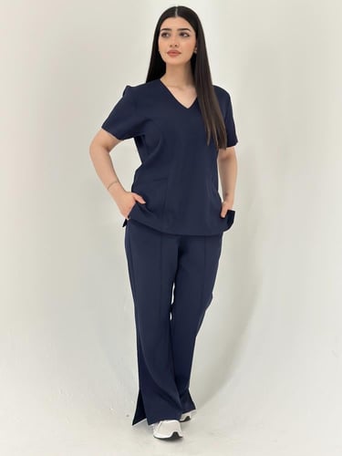 سكراب طبي لون كحلي - موديل رقم ٢