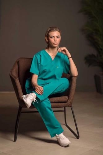 سكراب طبي تركوازي