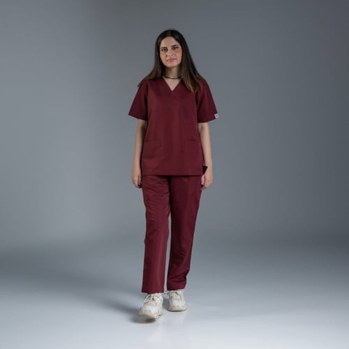 سكراب طبي لون عنابي