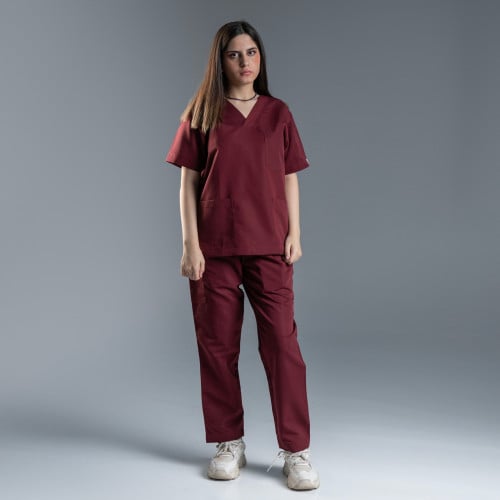 سكراب طبي لون عنابي