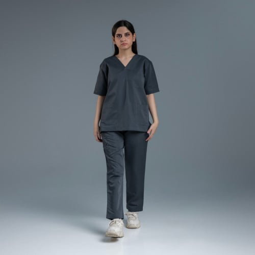 سكراب رمادي غامق طبي - نسائي