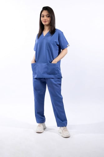 سكراب سماوي غامق - نسائي