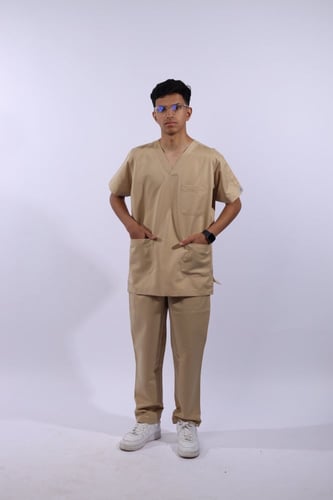 سكراب كامل بيج غامق رجالي