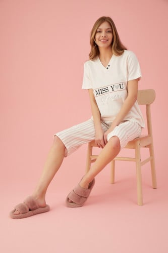 بجامه نسائيه صيفيه برمودا - صناعة تركية