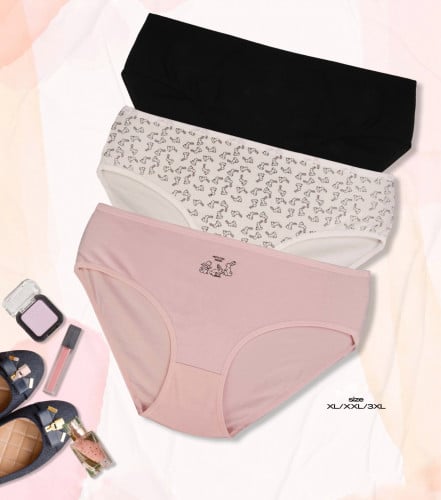 طقم ملابس داخليه للنساء - متعدد المقاسات