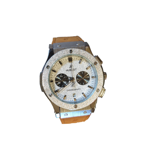 ساعة كشاف متقدم فاخرة ستيك بني