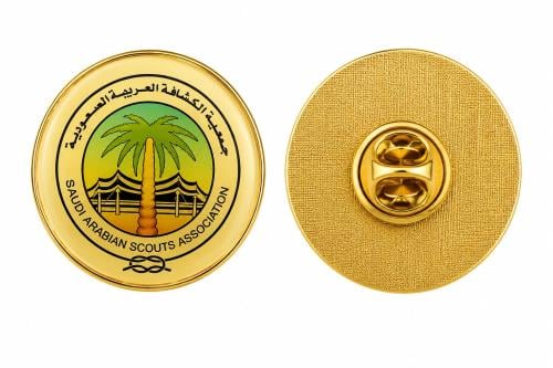 باج معدن الجمعية صغير زجاجي