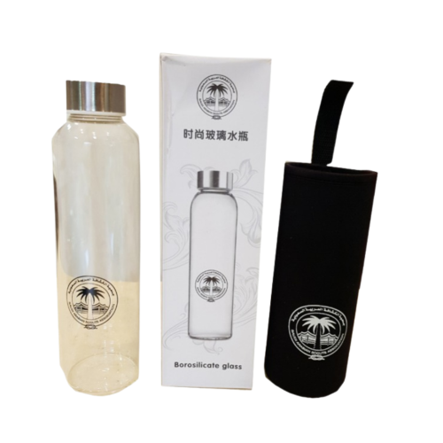 حافظة زجاج مع الوقاية بشعار الجمعية