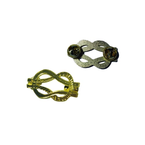 كتافية الأفقية معدن ذهبي فاخر كبير توضع على السبلا...