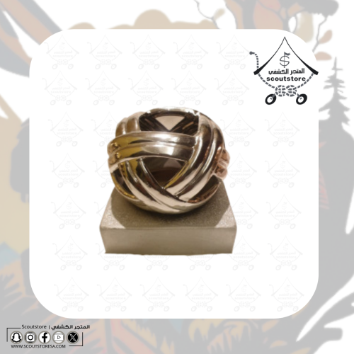 درع العقدة الكشفية ذهبي