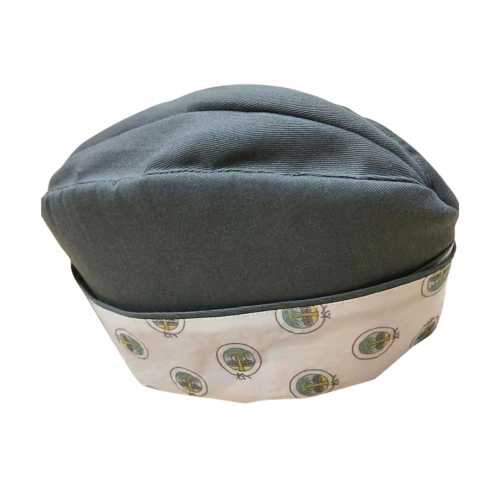 قبعة الفيصلية لونين أبيض رصاص شعار الجمعية ملون