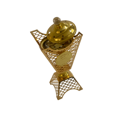 مبخرة فاخرة معدن ذهبية بشعار كشافة وزارة التعليم