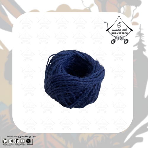 لفة خيط أزرق