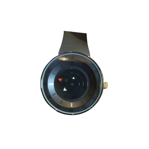 ساعة عين دائرية أسود