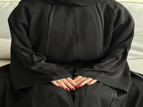 عباية كلوش كامل عملية مع كسرات