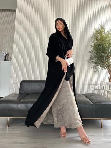 دبل فيس أسود وبيج