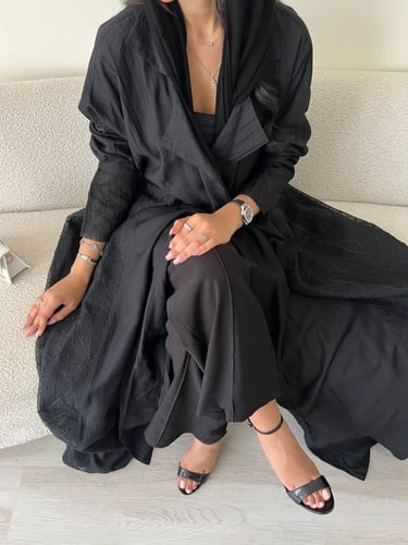 عباية لينن بلاك