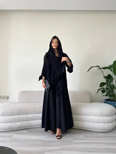 عباية كريب كلوش