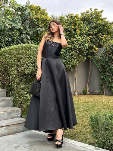 فستان مناسبات اسود