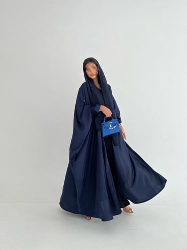 عباية بشت انتيك كحلي