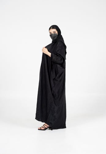 عباية بشت أسود مطرز