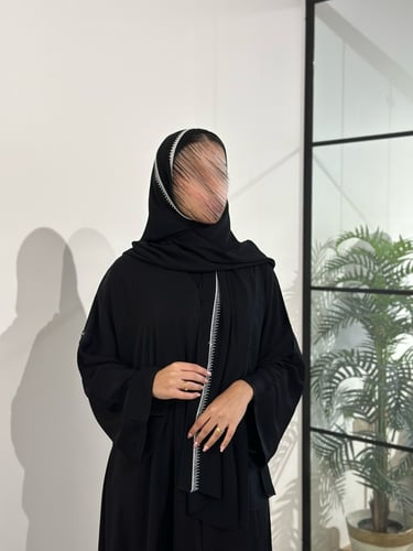 طرحة تطريز ابيض