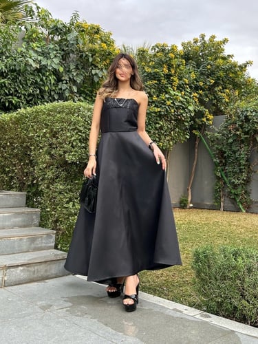 فستان مناسبات اسود