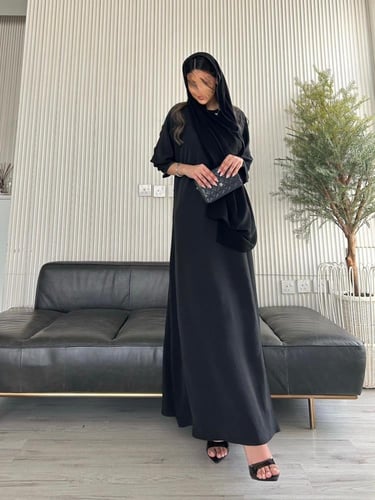 عباية بلاك كلوش