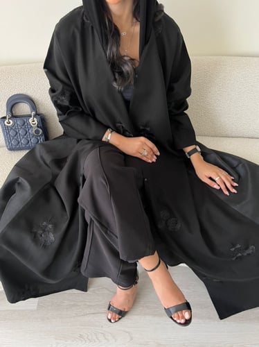 عباية دارك فلاور
