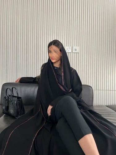 كريب نص كلوش وقطن هندي