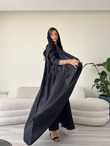 عباية لينن بلاك