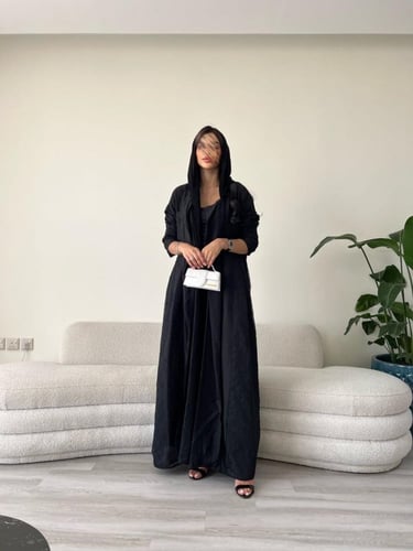 عباية لينن بلاك