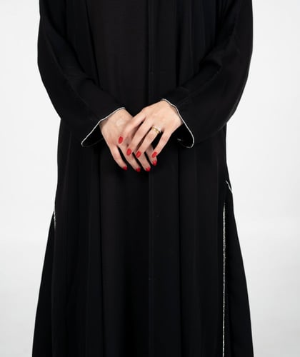 عباية كسرات فضي