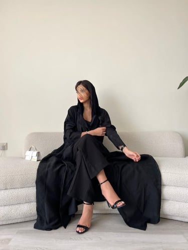 عباية لينن بلاك