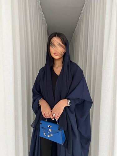 عباية بشت انتيك كحلي