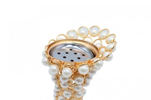 مبخرة ذهبي لؤلؤ