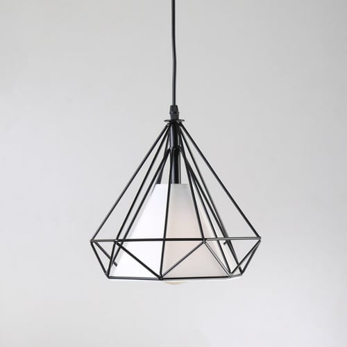 علاقية بهيكل اسود هرمي لامع