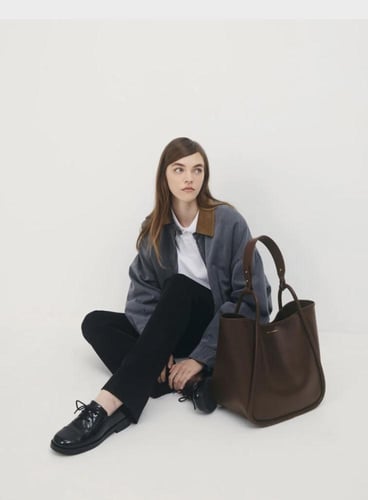 شنطة لايلا من تشارلز اند كيث Espresso Brown حجم XL