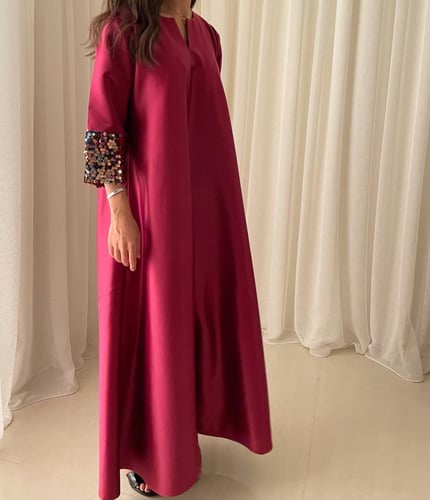 جلابيه/ فستان تفته فوشي