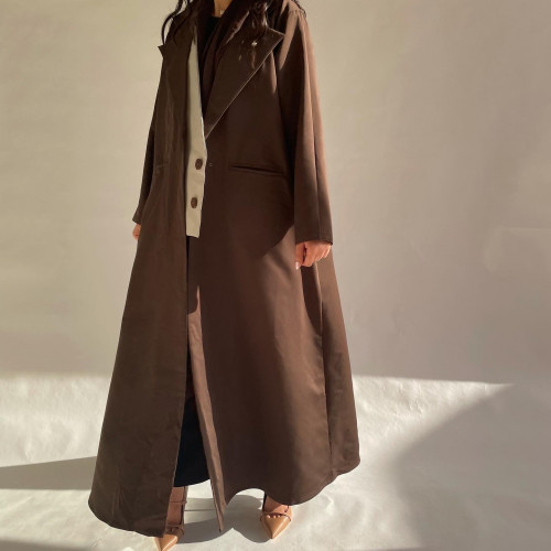 عباية رسميه بني بيج